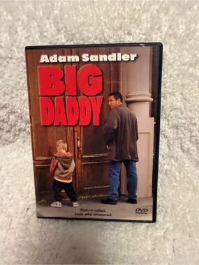 Big Daddy DVD featuring Adam Sandler - Red & Brown Cover